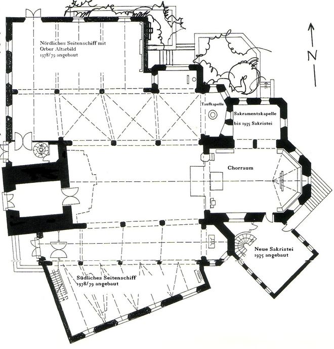 St. Martin - Grundriss